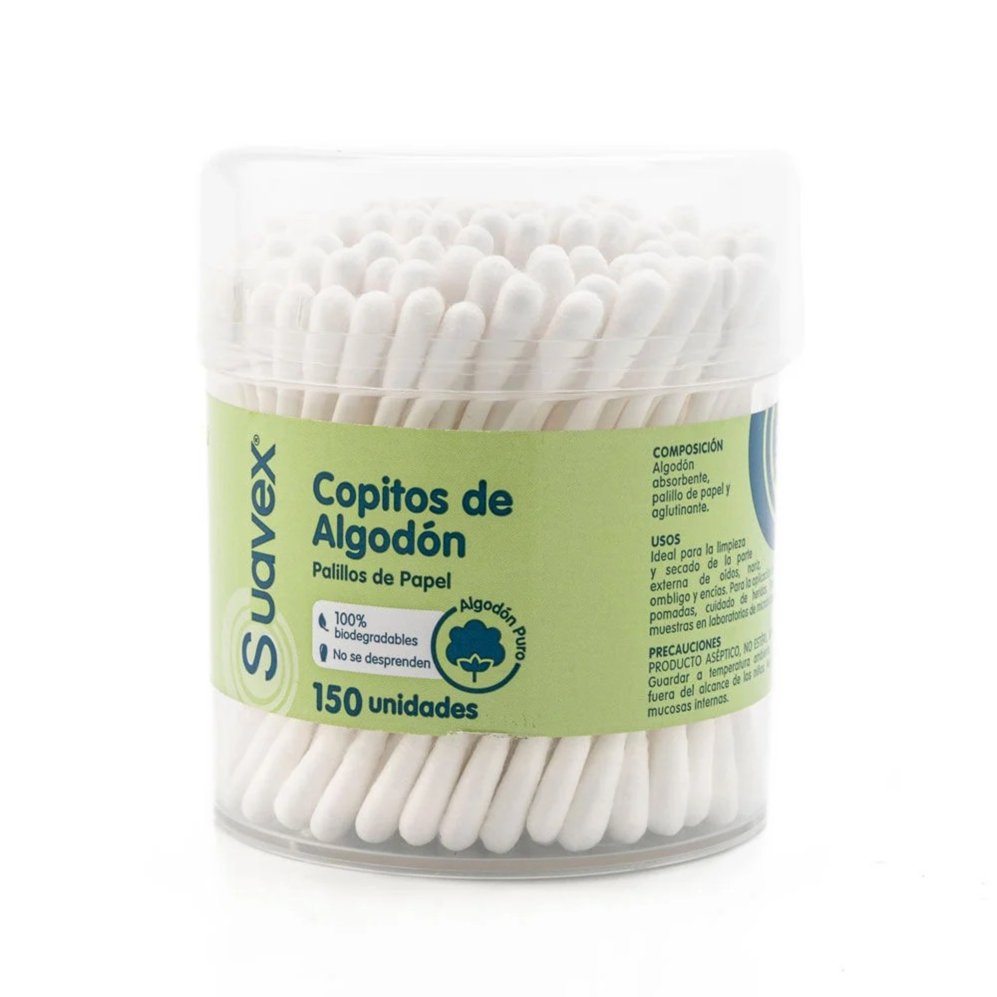 Copitos de algodon de 6 unidades