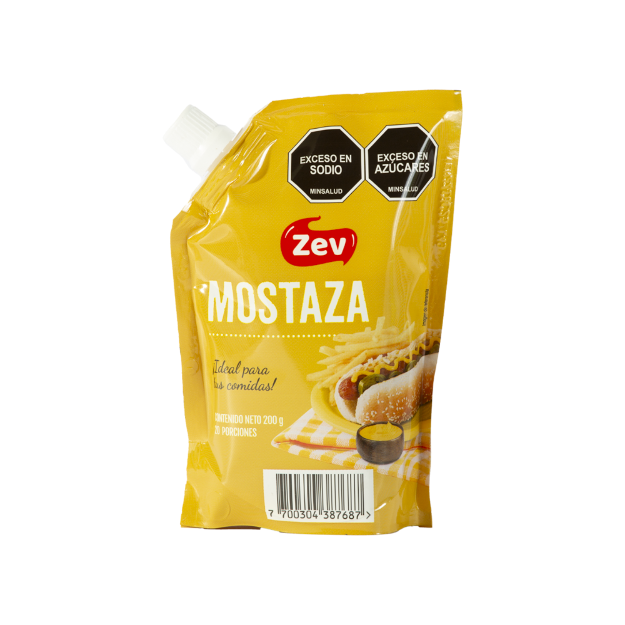 Mostaza zev x 200 gr