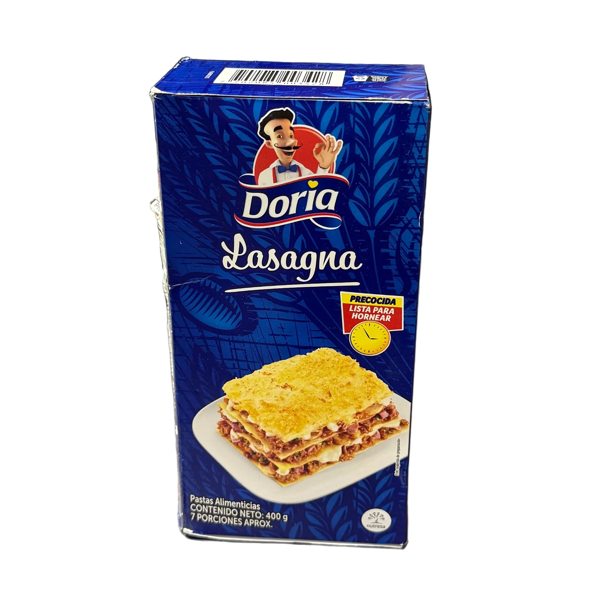 Lasagna doria en caja x 400 gr