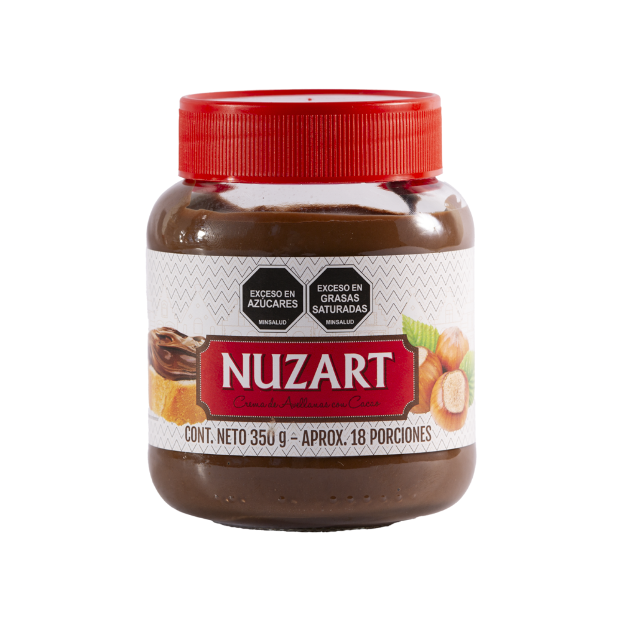 Crema de avellana con cocoa nuzart x 350 gr