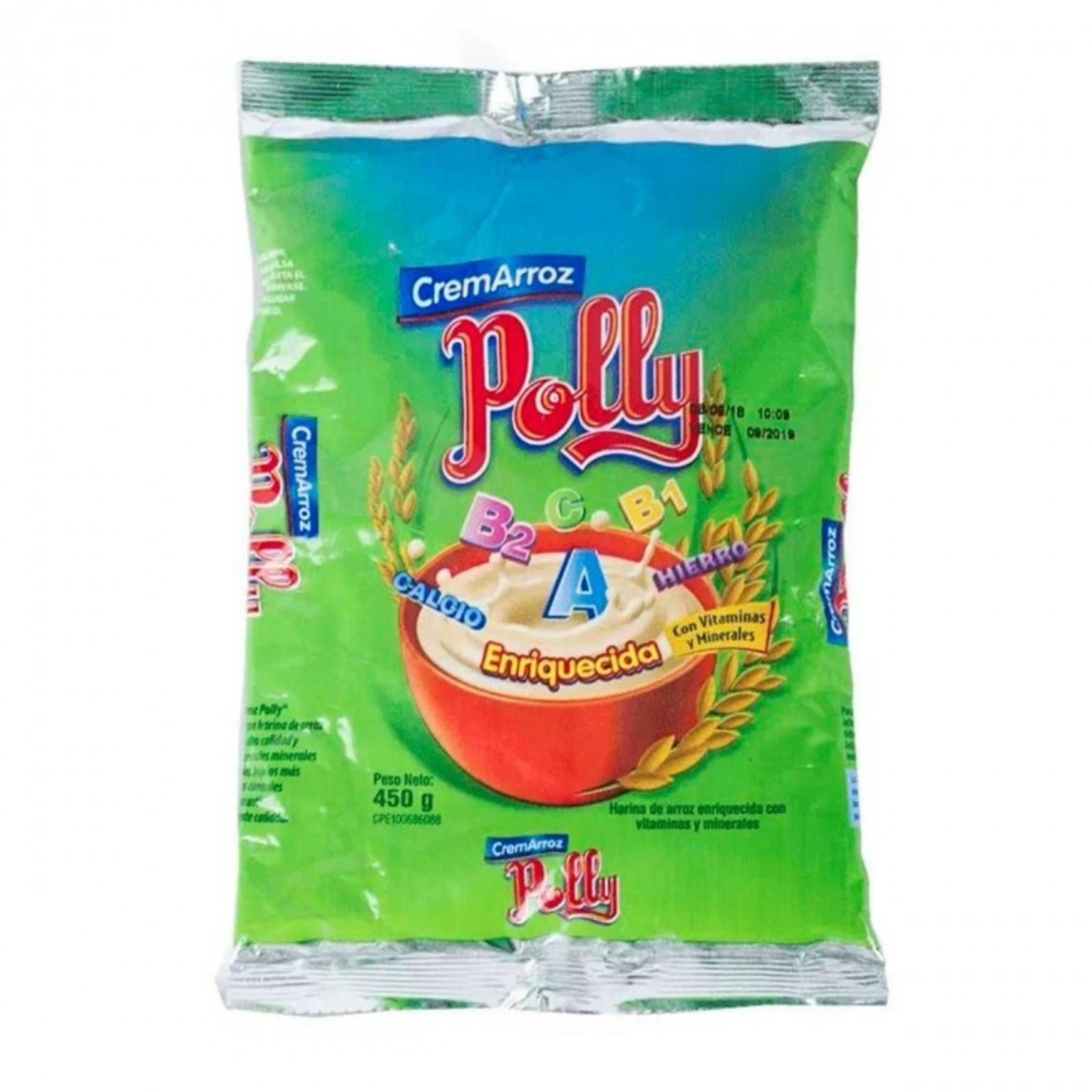 Crema de arroz polly x 900 gr