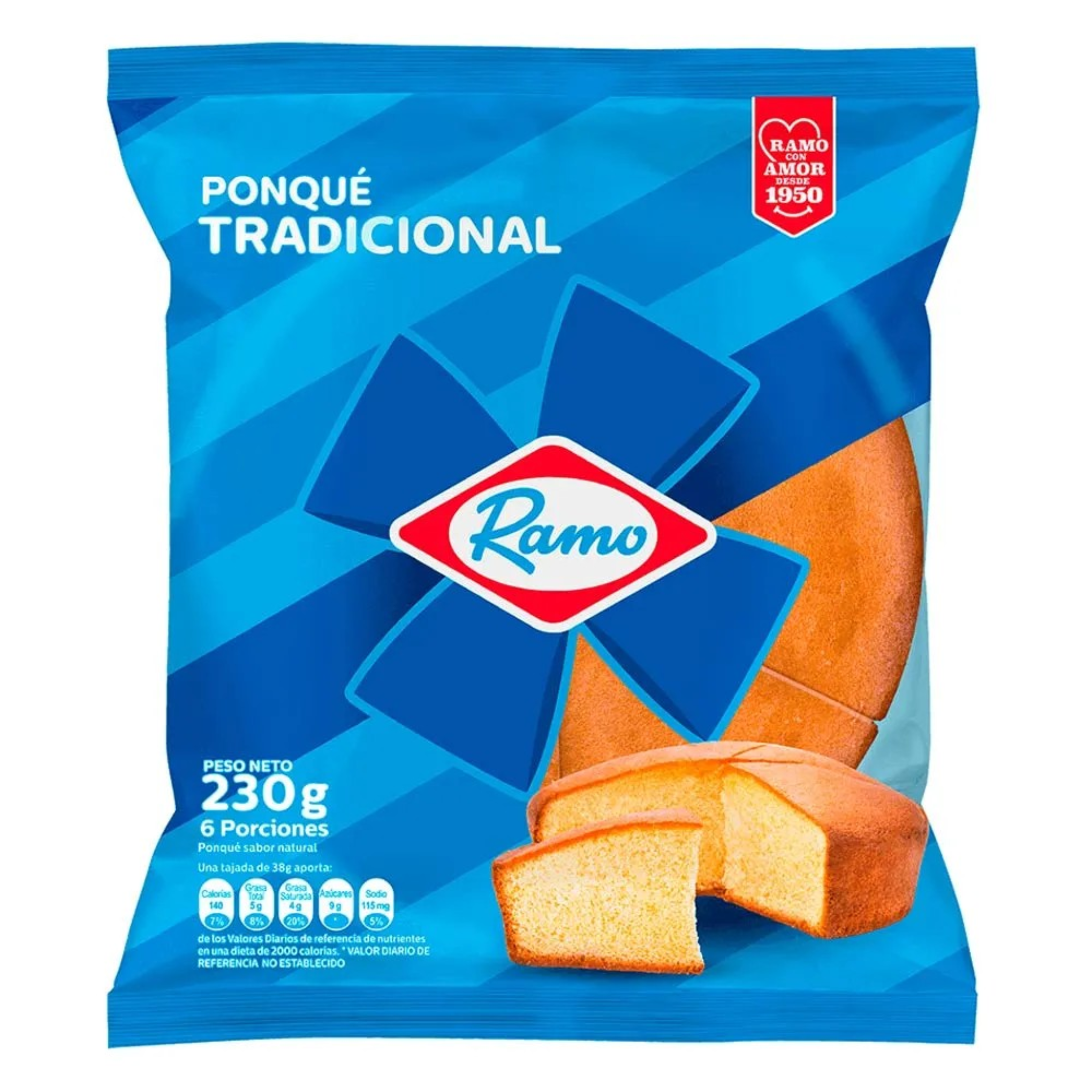 Ponqué ramo tradicional